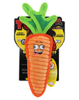 Tuffy Dog Toys - VIP Products - Tuffy Funny Food Carrot, Durable, Squeaky Dog Toy
