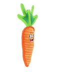 Tuffy Dog Toys - VIP Products - Tuffy Funny Food Carrot, Durable, Squeaky Dog Toy