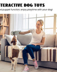 Nocciola - 9-in-1 Stuffed Plush Squeaky Dog Toys, Mummy Body