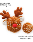 The Foggy Dog - Reindeer 2-in-1 Bounce Dog Toy