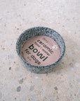 dexypaws - Salt & Pepper Ceramic Dog Bowl: 6.3 Inches