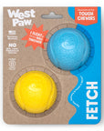 West Paw - Boundr® 2-Pack Dog Toy Ball for Play, Chew, and Fetch: Glow