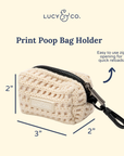 Lucy & Co. - Main Squeeze Crochet Poop Bag Holder
