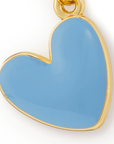 The Foggy Dog - Blue Heart Collar Charm: Charm Only