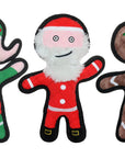 Tuffy Dog Toys - VIP Products - Tuffy Gingerbread Man - Christmas, Durable, Squeaky Dog Toy