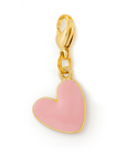 The Foggy Dog - Pink Heart Collar Charm: Charm Only