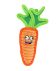 Tuffy Dog Toys - VIP Products - Tuffy Funny Food Jr Carrot, Durable, Squeaky Dog Toy