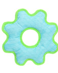 Tuffy Dog Toys - VIP Products - DuraForce Med Gear Ring - Blue, Durable, Squeaky Dog Toy