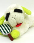 Multipet Lamb Chop Pickleball Plush Dog Toy 10.5"