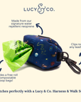 Lucy & Co. - Space Doodle Poop Bag Holder