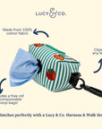 Lucy & Co. - Tomato, Tomahto Embroidered Poop Bag Holder