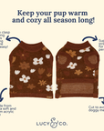 Lucy & Co. - Chocolate Meadows Sweater