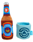 BARK Boozy Doody Koozie Plush Dog Toy