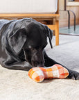 The Foggy Dog - Pumpkin Spice Plaid Fall Flannel Dog Squeaky Toy