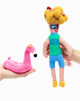 the furryfolks - Flamingo Hooman Nosework Toy
