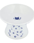 Necoichi Raised Tilted Cat Food Bowl
