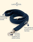 Lucy & Co. - Appley Ever After Corduroy Leash