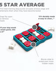 Outward Hound Dog Brick Interactive Treat Puzzle Dog Toy, Blue