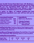 Arya Sit! - Freeze-Dried Beef Liver with Blueberry