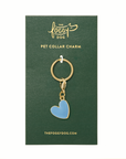 The Foggy Dog - Blue Heart Collar Charm: Charm Only