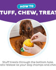 Planet Dog Dental Pineapple Dog Chew Toy Yellow