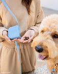SUNNY TAILS - Lavender Haze Snap Dog Treat Pouch: Large (1-1/2 cups)