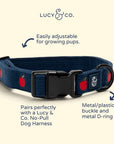 Lucy & Co. - Appley Ever After Corduroy Collar