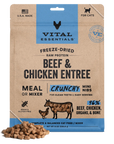 Vital Essentials Freeze-Dried Raw Protein Beef & Chicken Crunchy Nibs Cat Food