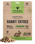 Vital Essentials Freeze-Dried Raw Protein Rabbit Crunchy Nibs Cat Food