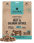 Vital Essentials Freeze-Dried Raw Salmon and Beef Soft Nibs Entree