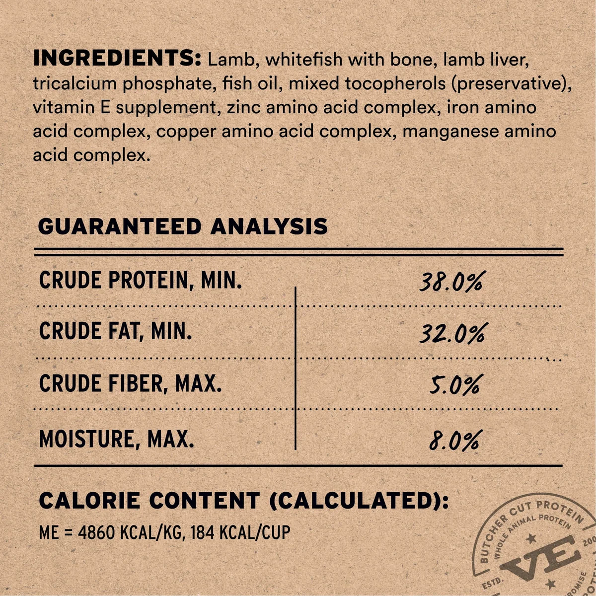 Vital Essentials Freeze-Dried Raw Lamb and Whitefish Soft Nibs Entree