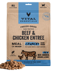 Vital Essentials Freeze-Dried Raw Protein Beef & Chicken Crunchy Nibs Cat Food