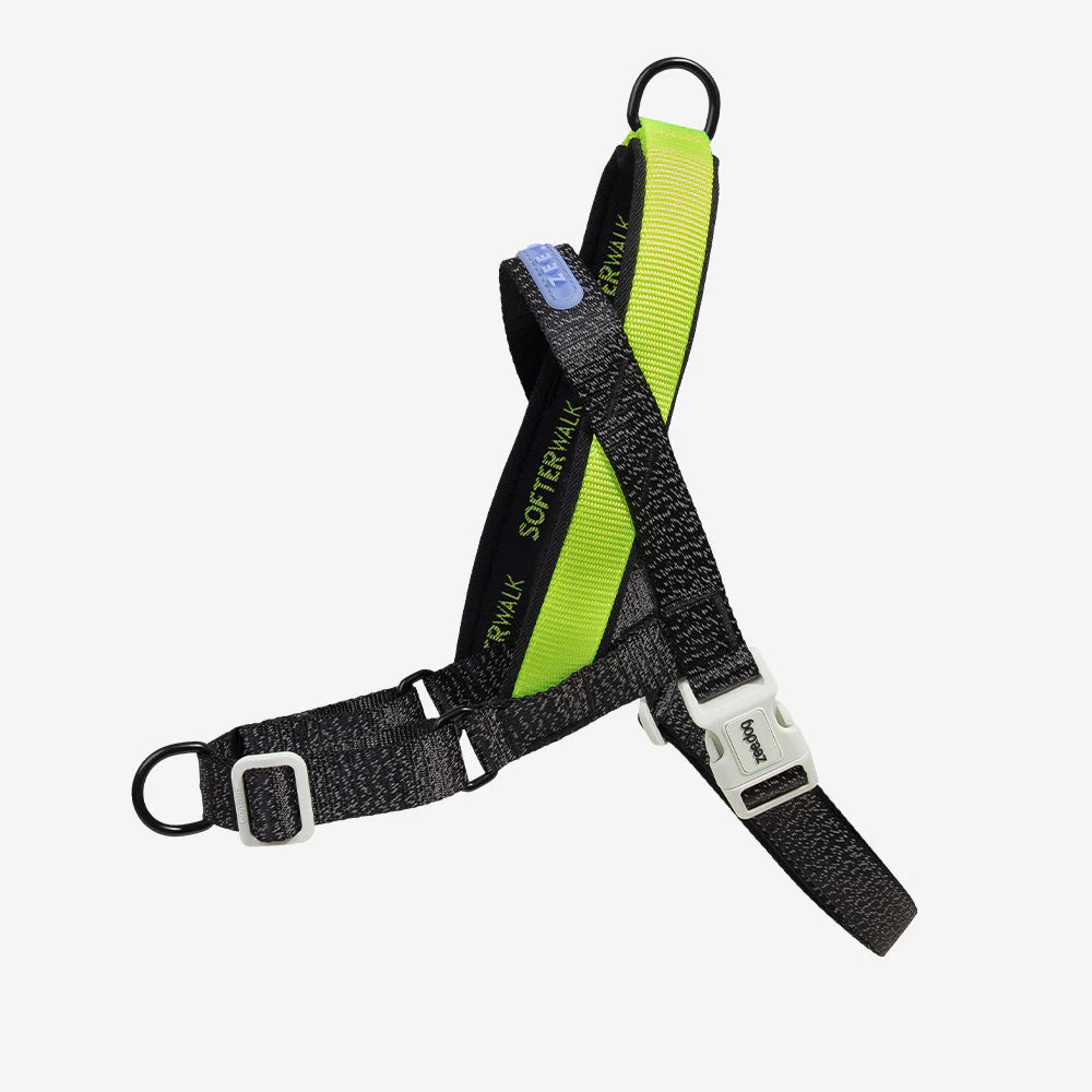 邦楽 DOGGIES febb knzz grow around J-SCHEME Zee.Dog SofterWalk Harness - Nox – The Modern Dog Company Store