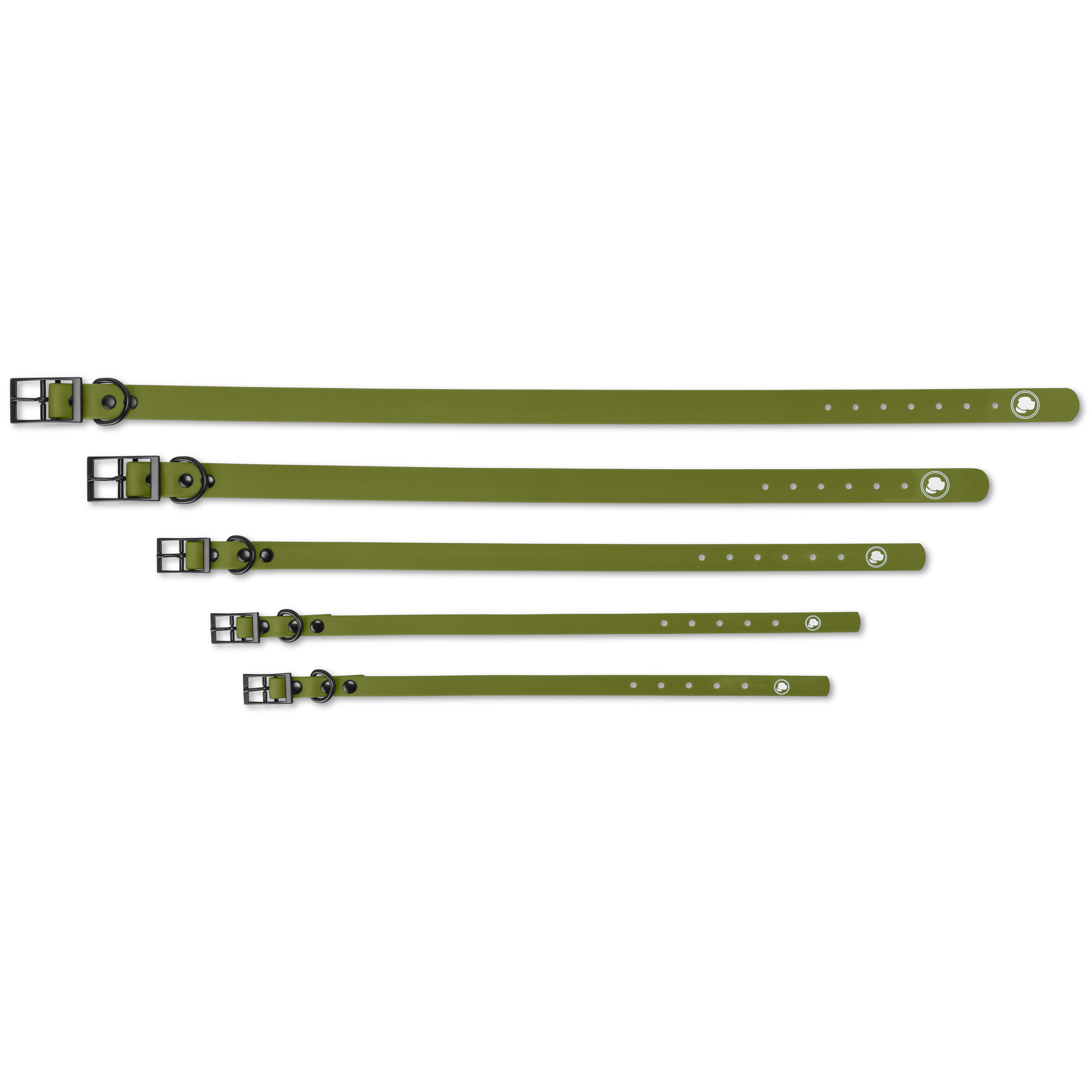 The Modern Dog Company - Olive Green Collar (Weather + Odor Resistant)