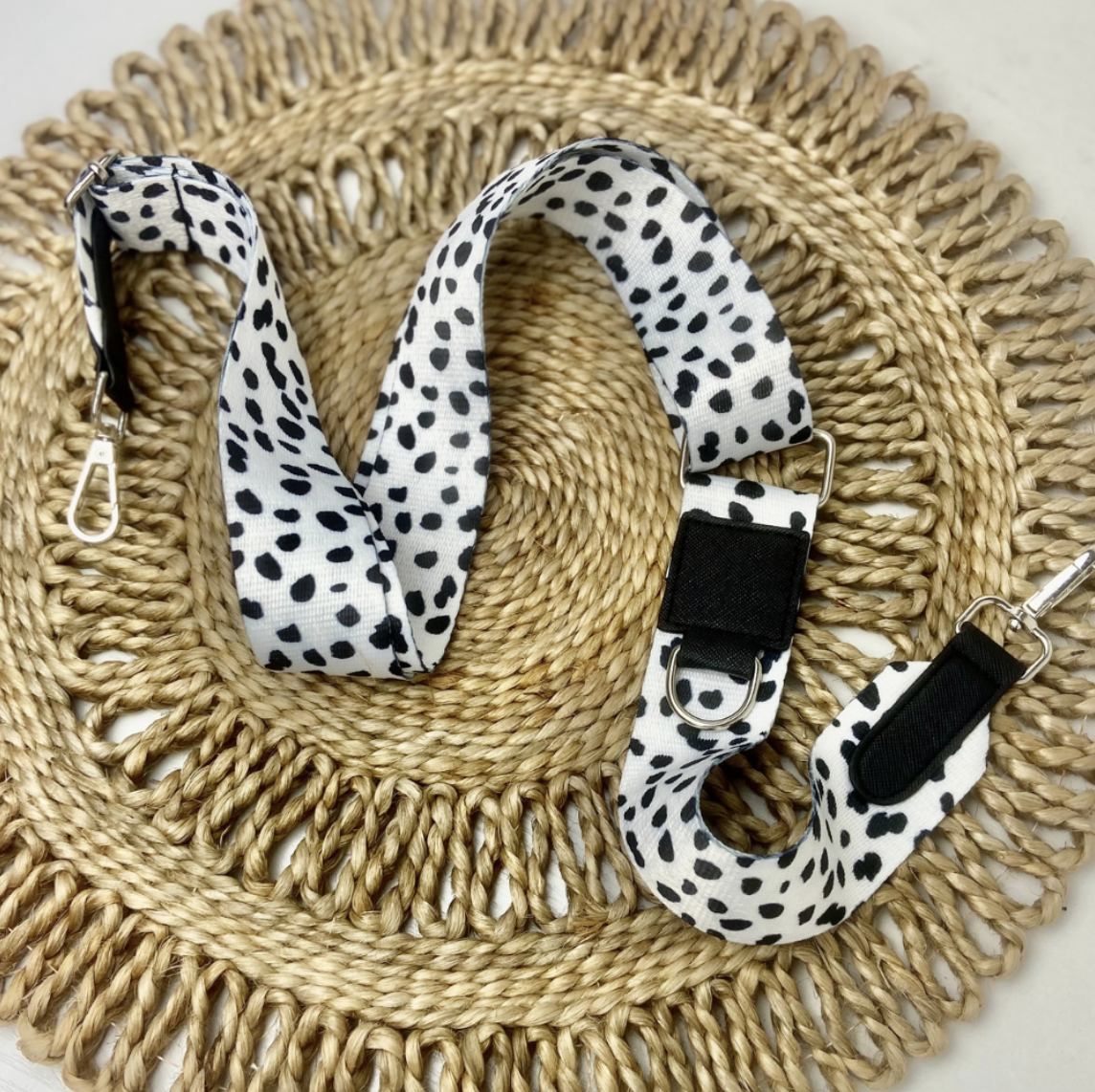 Cocopup London - Bag Strap - Monochrome Spots
