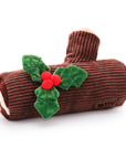 Yule Log Interactive Snuffle Holiday Dog Toy