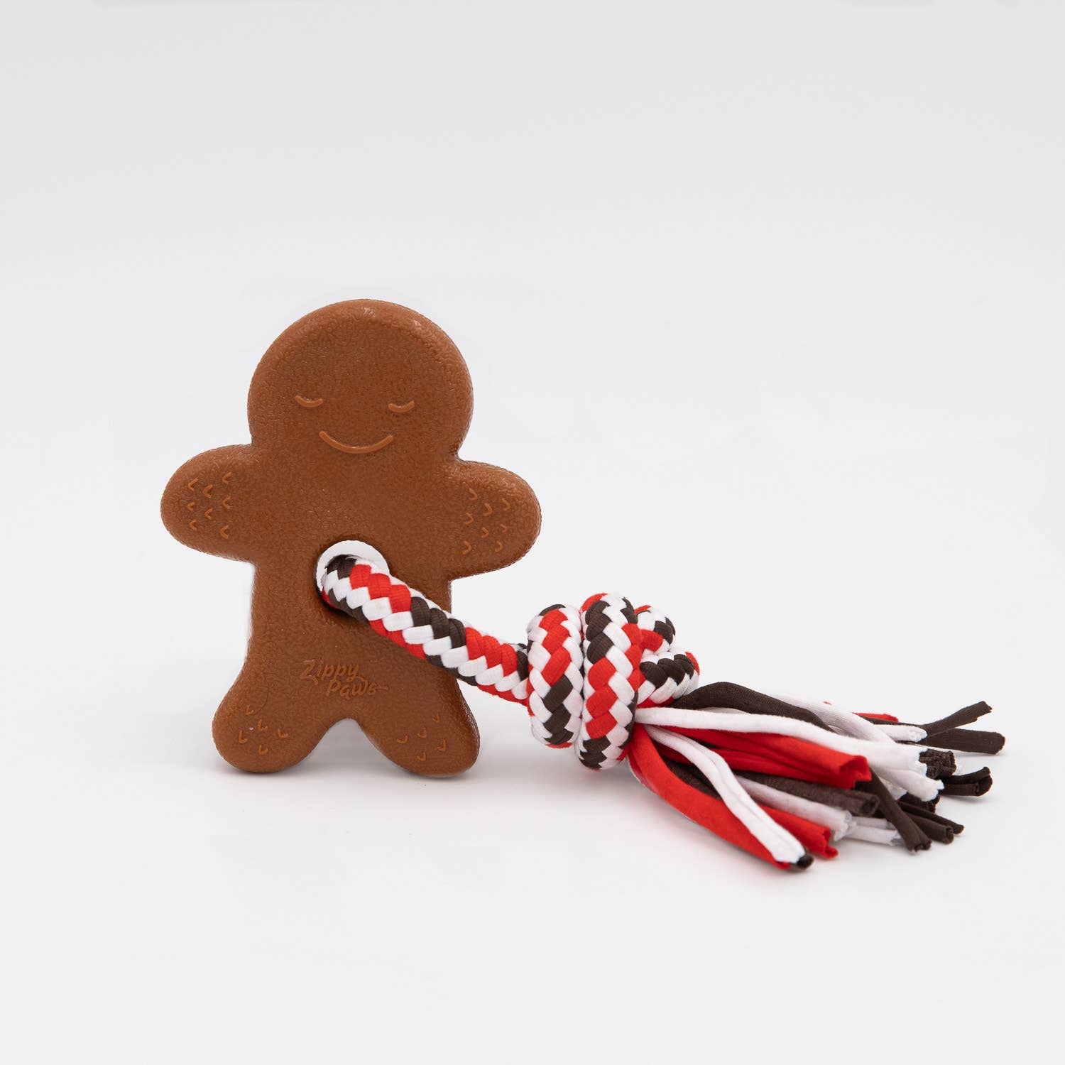 Zippypaws - Holiday ZippyTuff Teether - Gingerbread Man