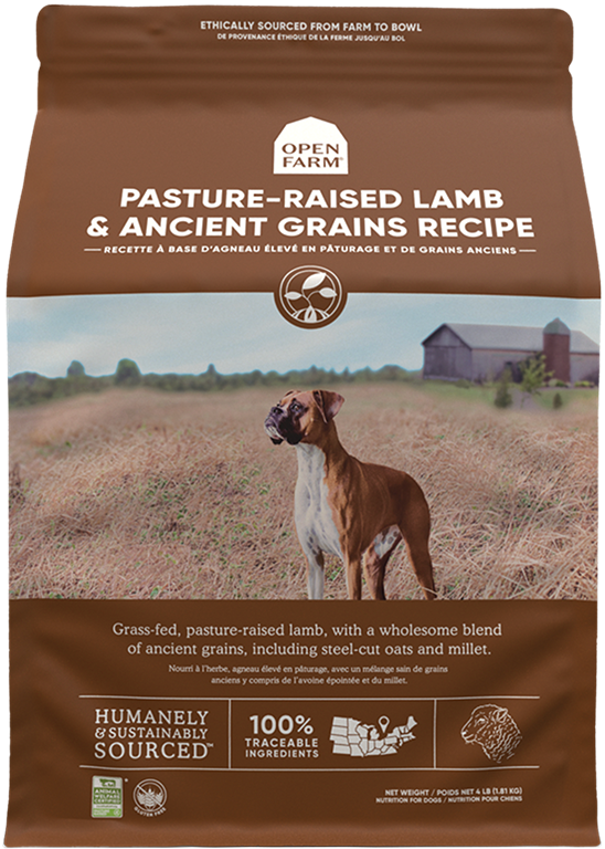 Open Farm Ancient Grain Dog Food Pasture Raised Lamb The Modern Dog
