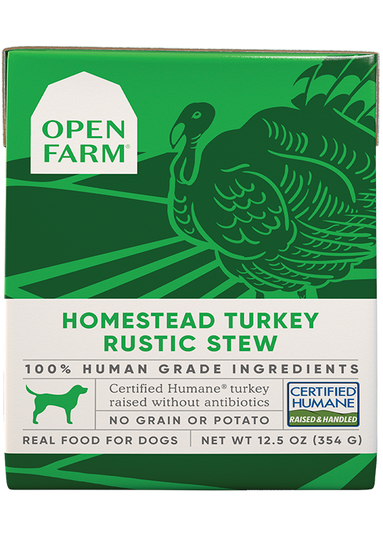 Open Farm Homestead Turkey Rustic Stew Wet Dog Food The Modern Dog Company Store