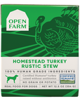 Open Farm Homestead Turkey Rustic Stew Wet Dog Food