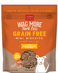 Wag More Bark Less GF Mini Biscuits - Peanut Butter & Apples
