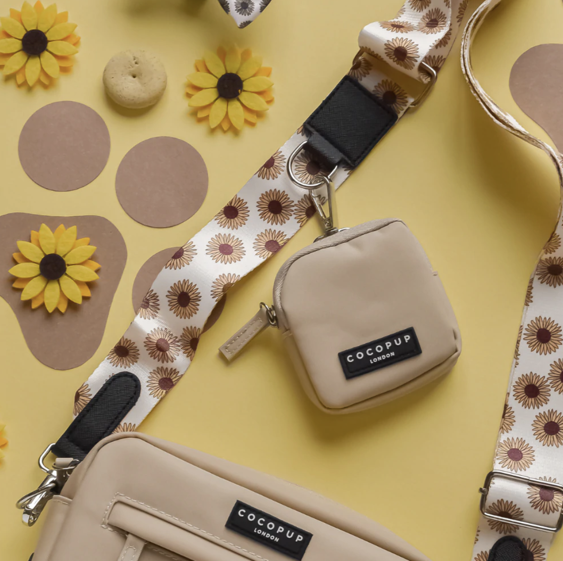 Cocopup London - Bag Strap - Sunflowers