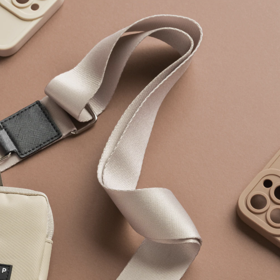 Cocopup London - Bag Strap - Plain Nude