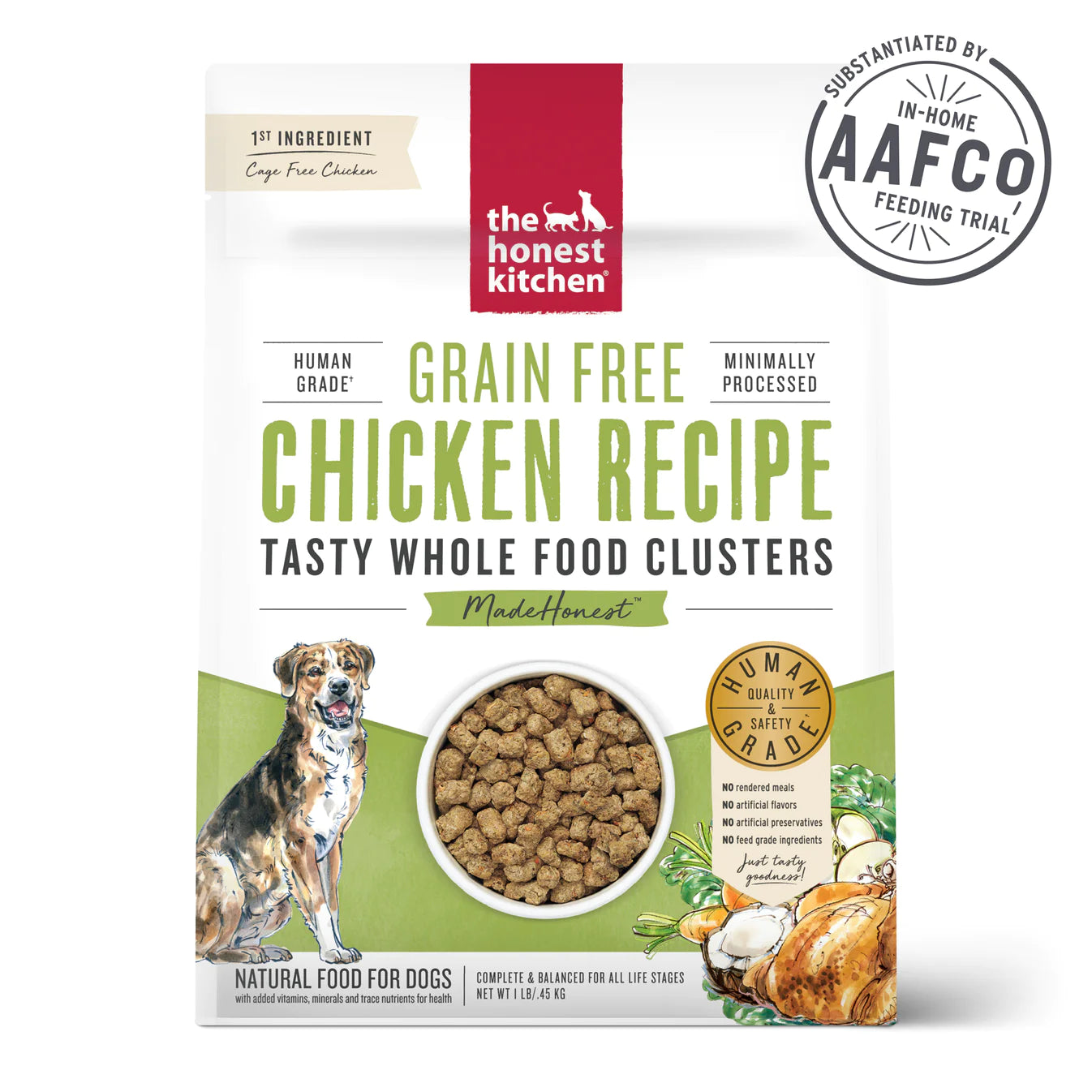 The Honest Kitchen GF Food Clusters - Chicken