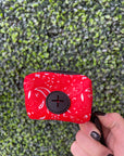 The Modern Dog Company - Red Paisley Poop Bag Holder