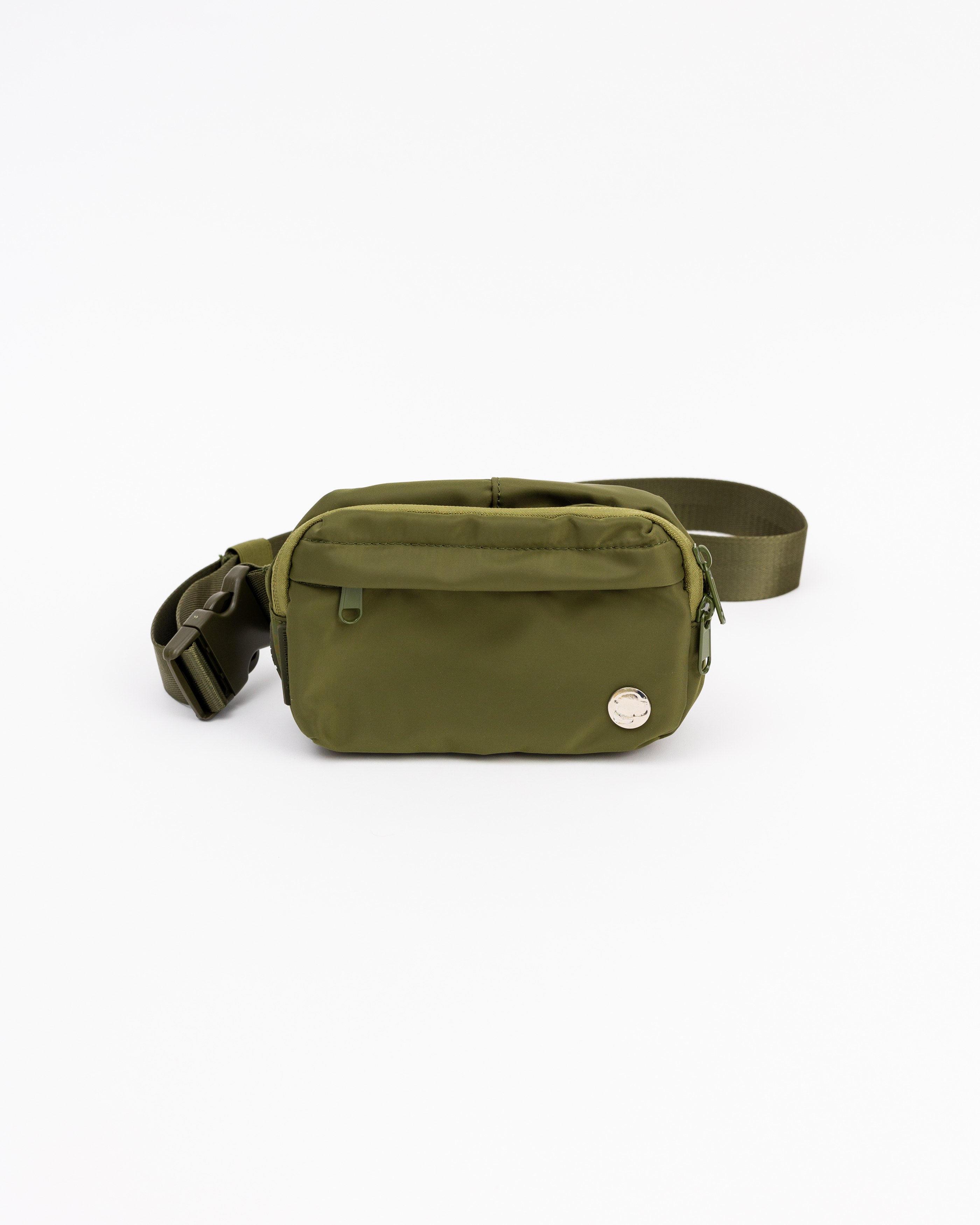 Monochrome Belt Bag with Discrete Poop Bag Dispenser