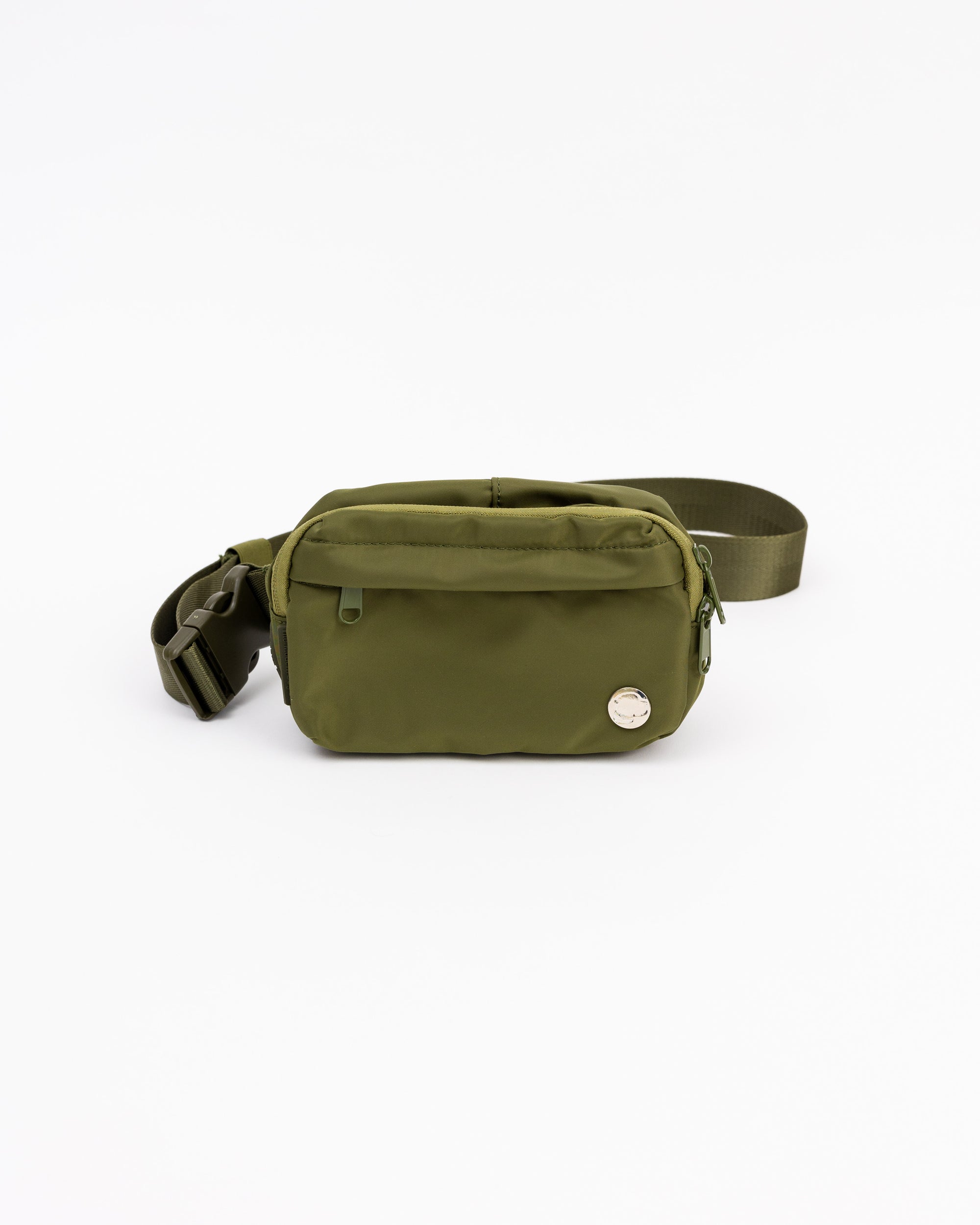 Monochrome Belt Bag with Discrete Poop Bag Dispenser