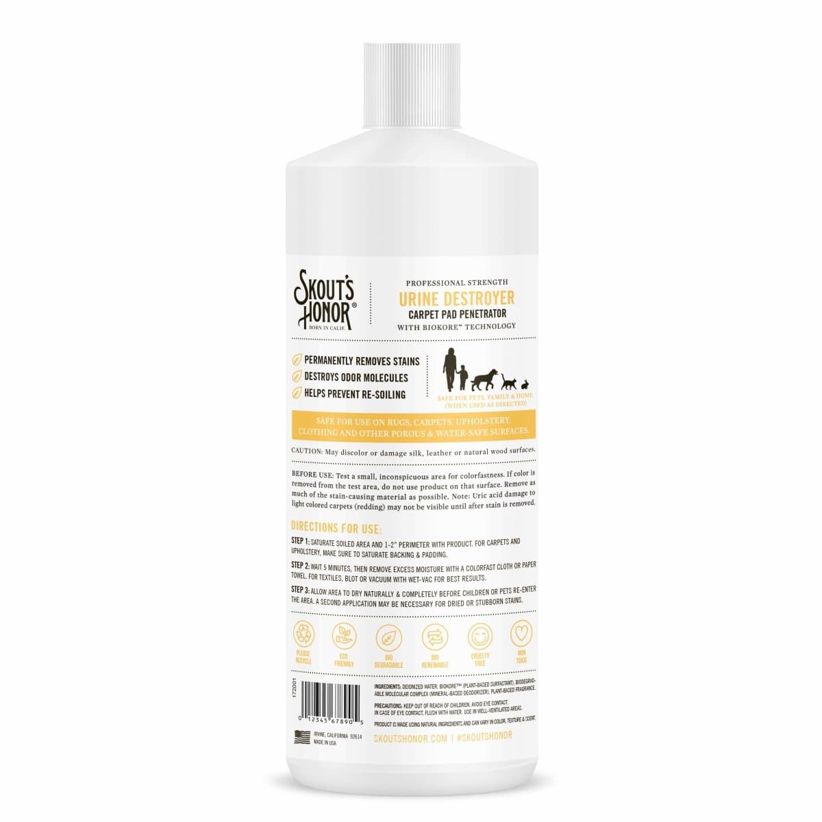 Skout's Honor - Urine Destroyer Carpet Pad Penetrator