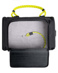 ROVERLUND - OUT-OF-OFFICE PET CARRIER PRO EDITION: BLACK / YELLOW / LARGE - UP TO 25LBS
