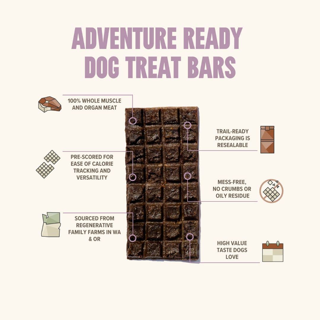 RYŌKEN INSTINCT - Lamb Treat &amp; Snack Bar for Active Dogs - Energy &amp; Recovery